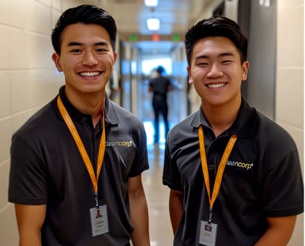 Hallway Cleaners - Freddie and Sam - landscape