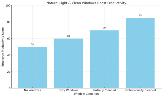 professionally cleaned windows