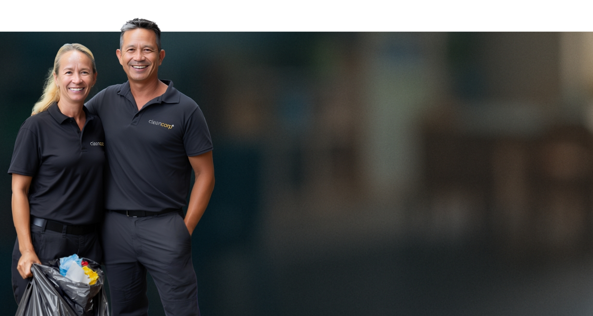 Cleancorp team smiling