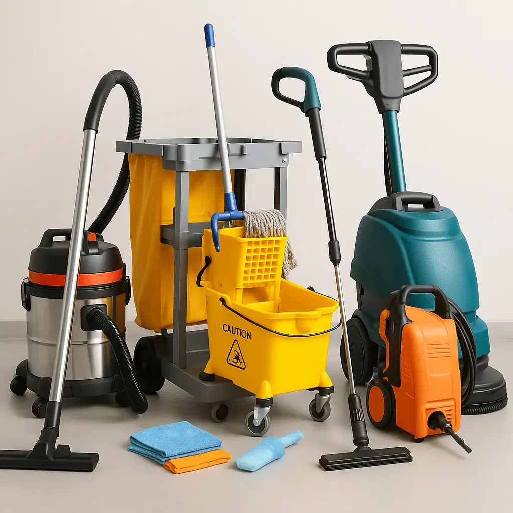 What Equipment Do Commercial Cleaners Use?