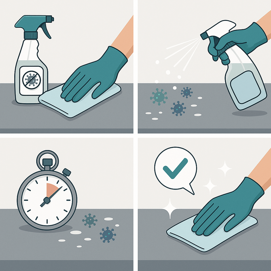 Contact Time in Disinfection: The Key to a Truly Clean Environment